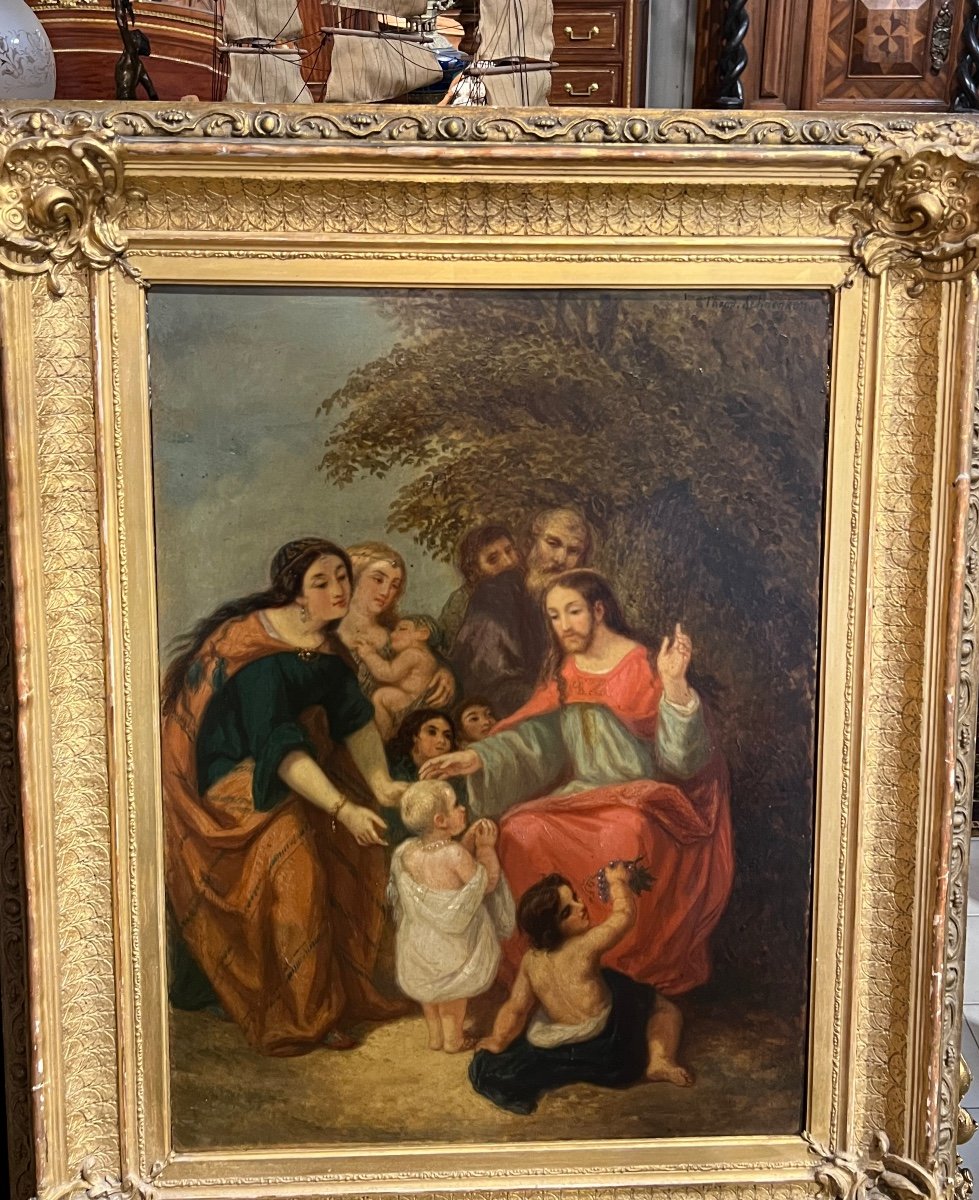 Pair Of 19th Paintings-photo-2