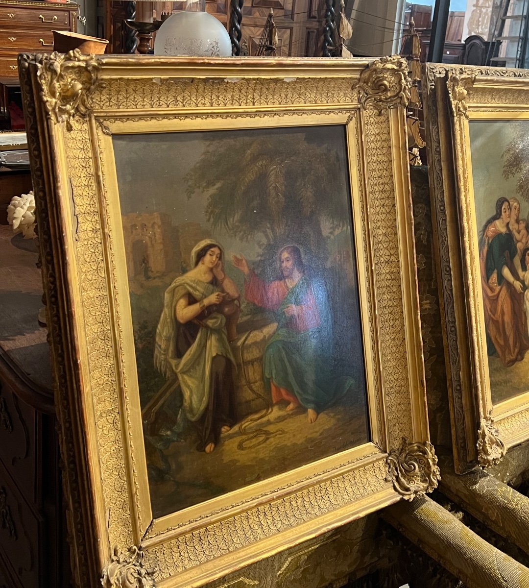 Pair Of 19th Paintings-photo-2