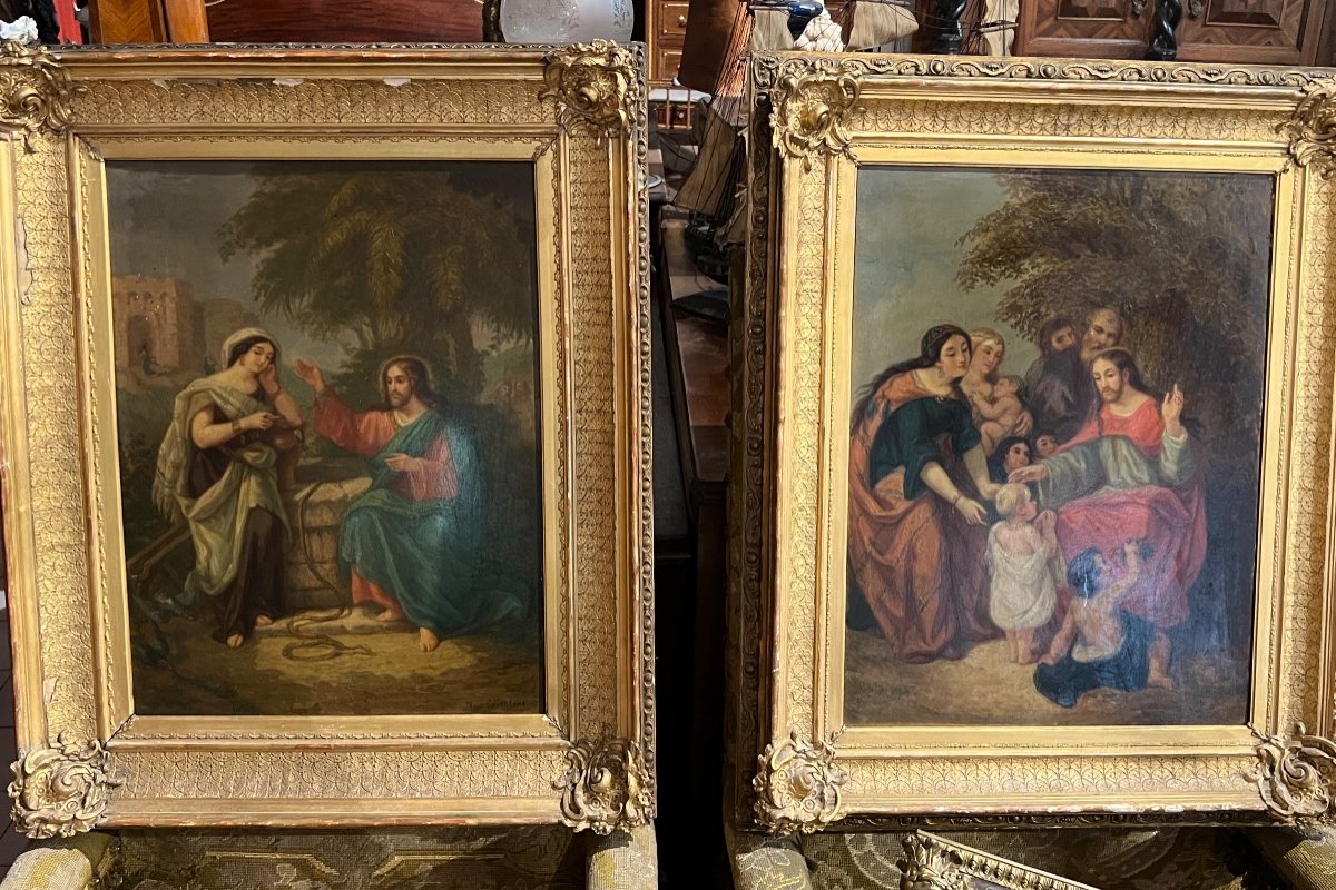 Pair Of 19th Paintings