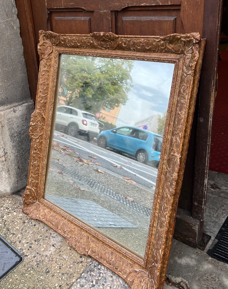 Miroir Style Régence D’époque 19ème 