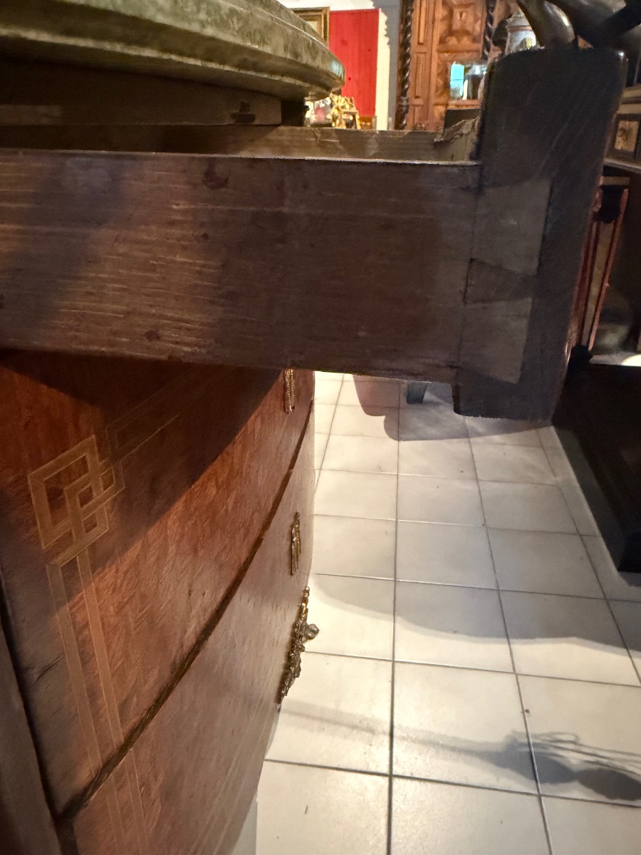 Chest Of Drawers, 18th-century Transitional Style-photo-2