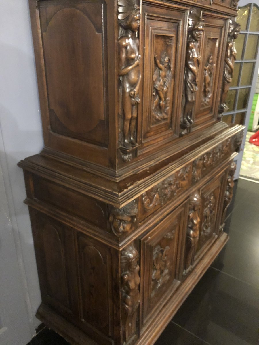 Buffet 4 Portes 2 Tiroir 17e-photo-6