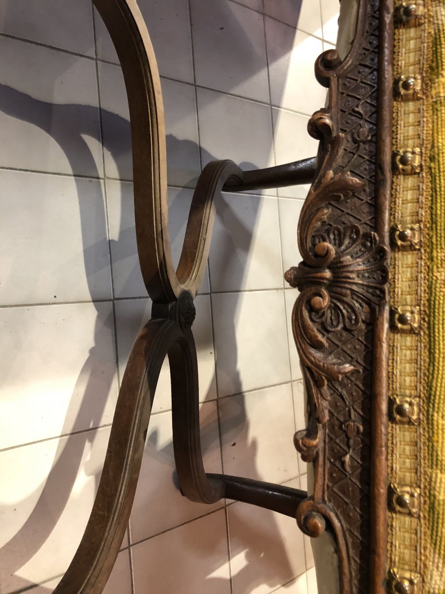 Paire De Fauteuil Louis XIV-photo-4