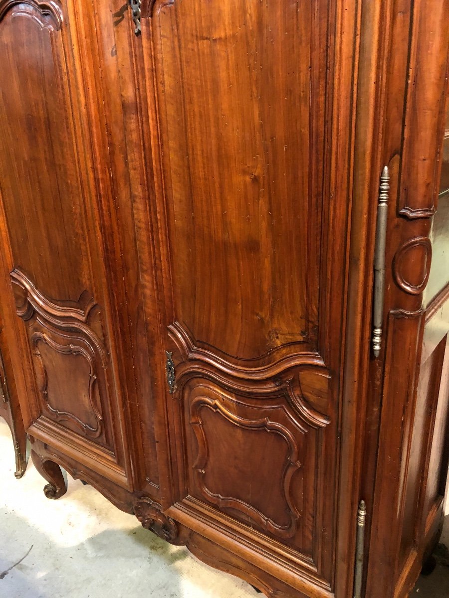 Armoire Louis XV En Noyer-photo-3