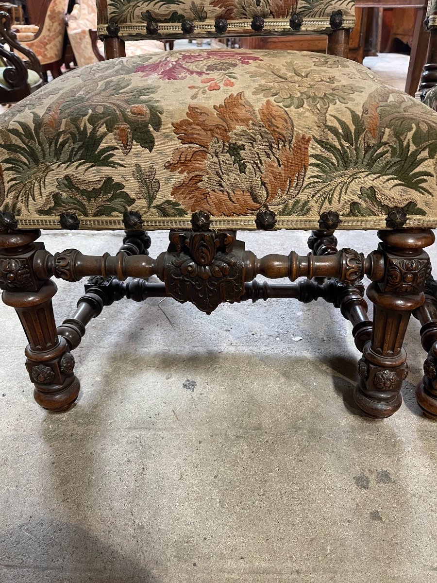 Paire De Chaise écusson Royal-photo-4