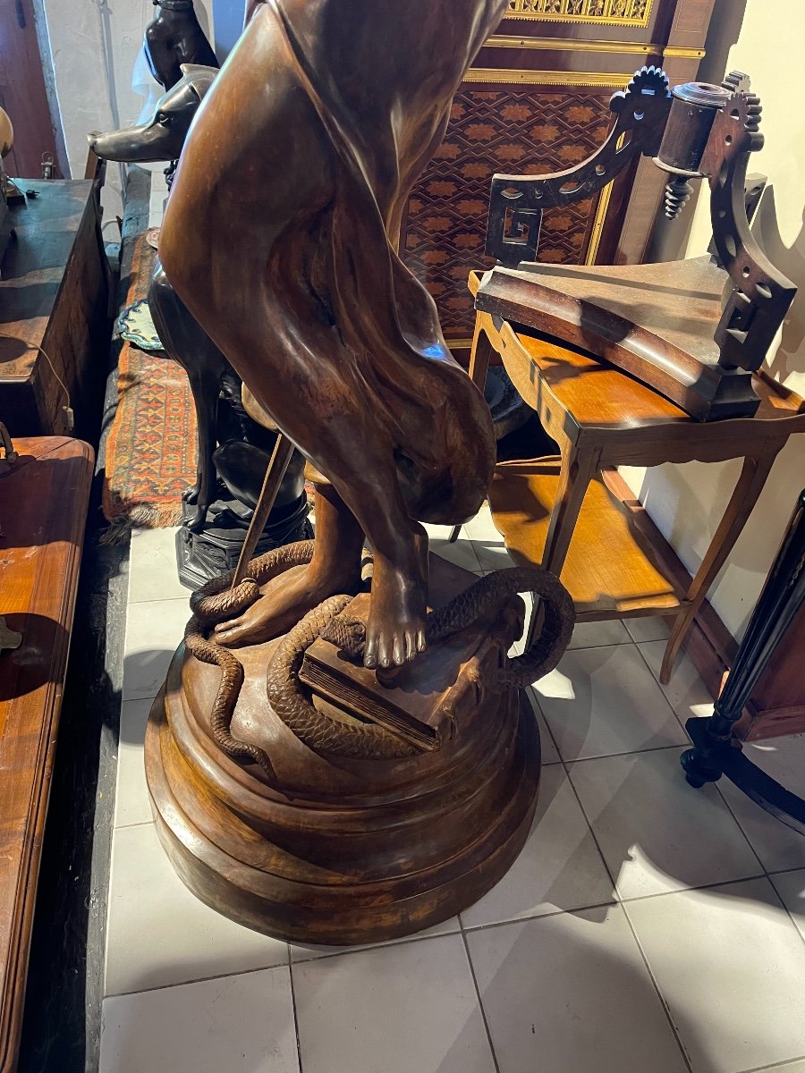 Large Bronze A. Boucher-photo-4