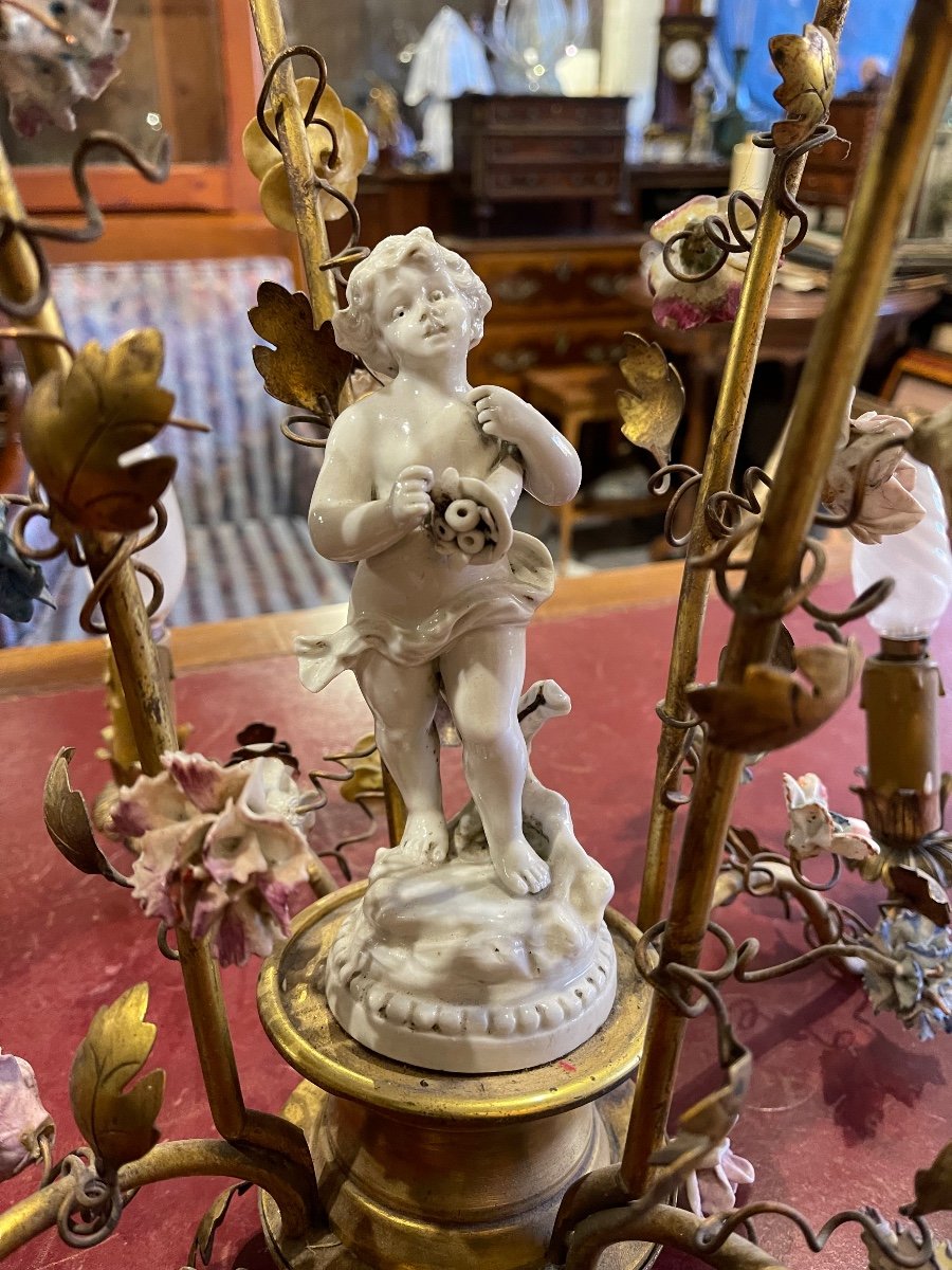 Porcelain Bronze Chandeliers-photo-3