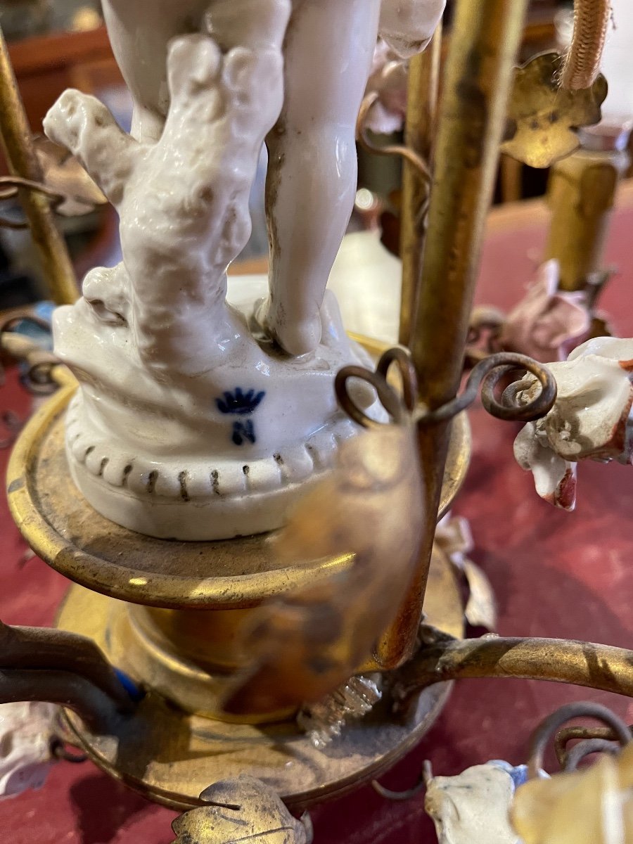 Porcelain Bronze Chandeliers-photo-4