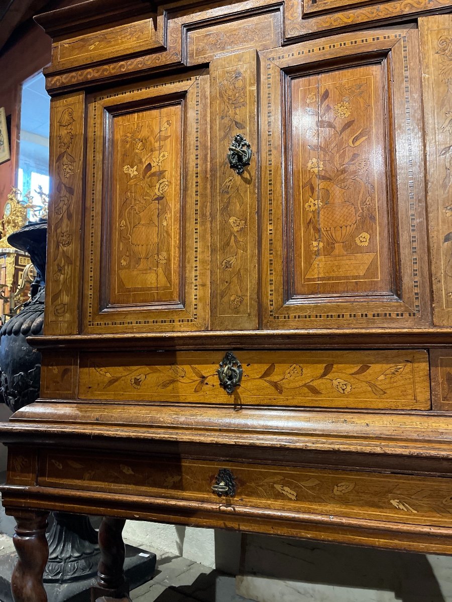 Cabinet En Marqueterie 17e-photo-3