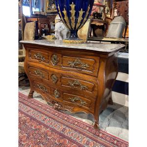 Curved Provencal Chest Of Drawers