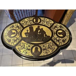 Marquetry Table, Napoleon III