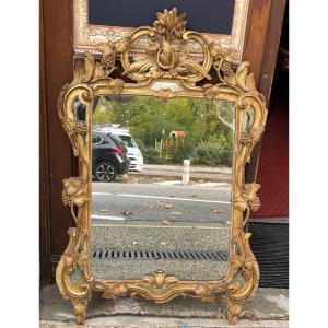 18th Century Pareclose Mirror Decorated With Grapes And Vine Leaves