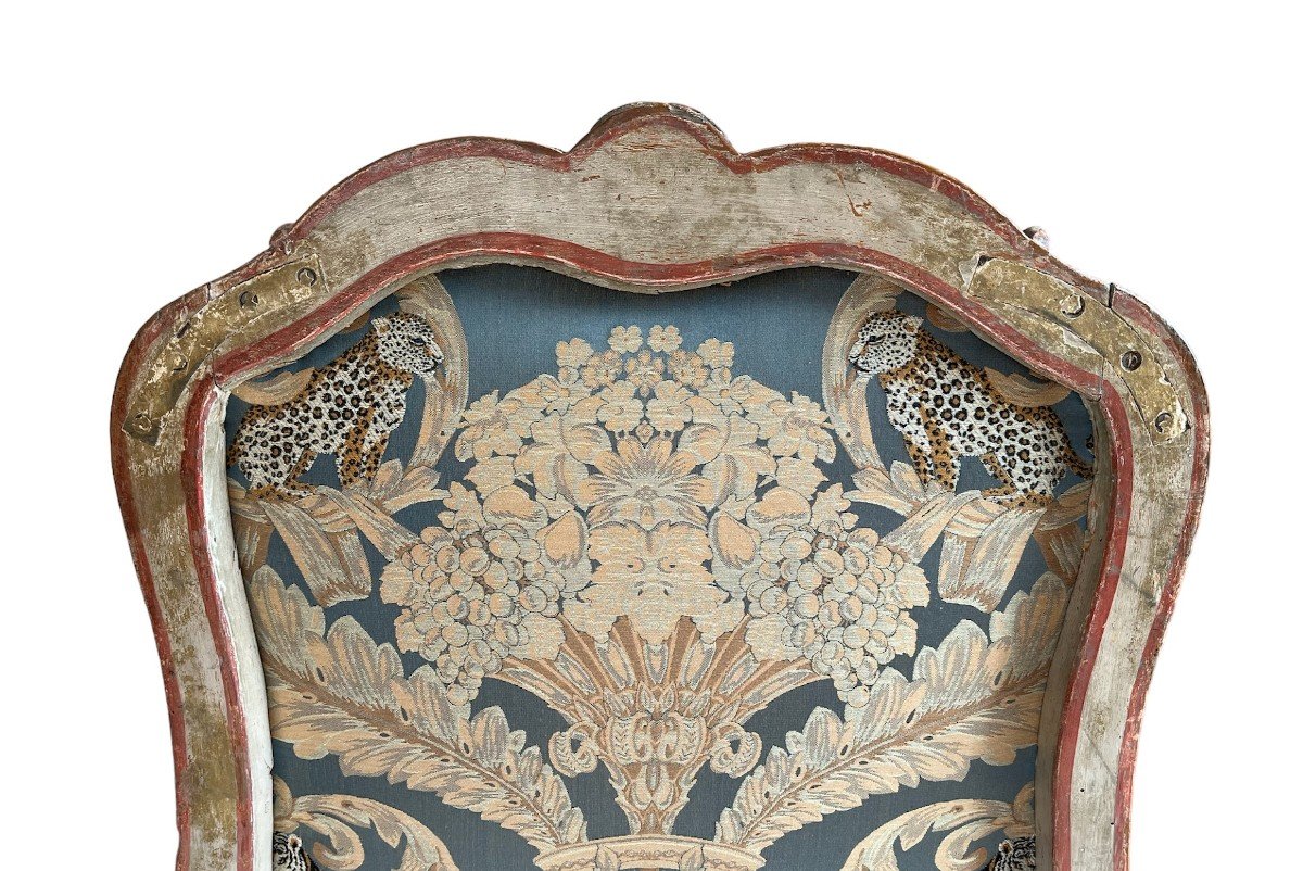 Paire de fauteuils d’époque Louis XV - Attribuée à Nicolas Heurtaut -photo-6