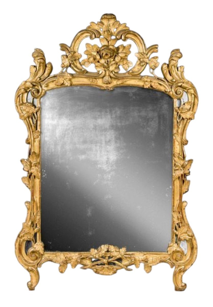Miroir Provençal d’époque Louis XV, Provence vers 1750