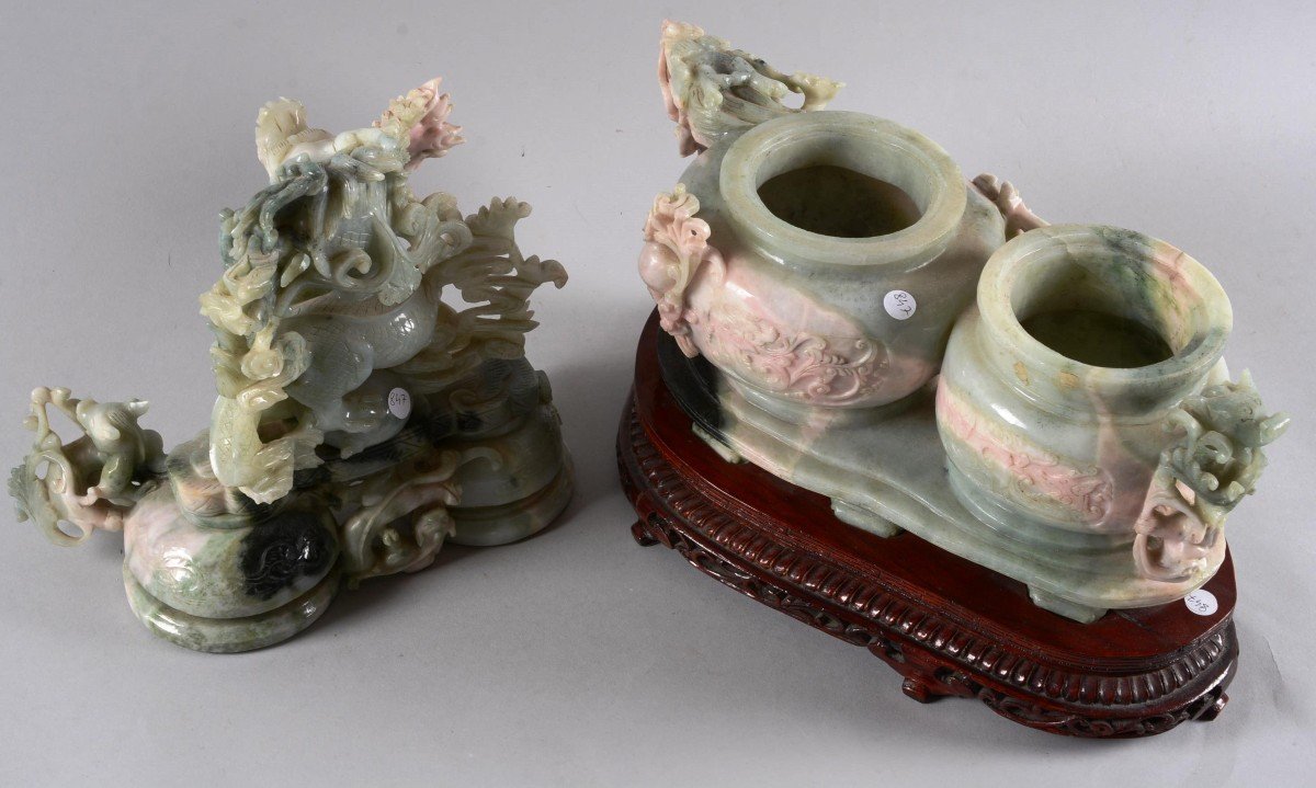 China. Beautiful And Important Jade Sculpture.-photo-2