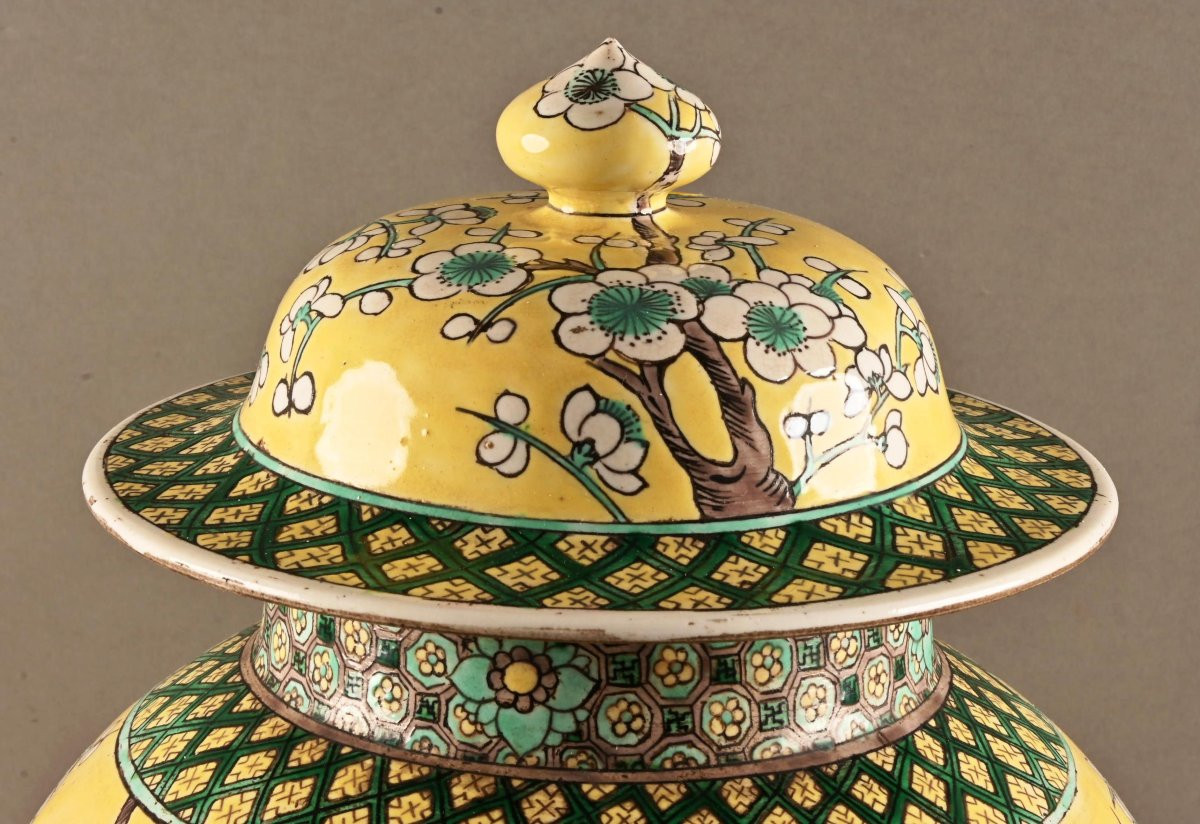 Vase Couvert En Porcelaine De Chine-photo-3