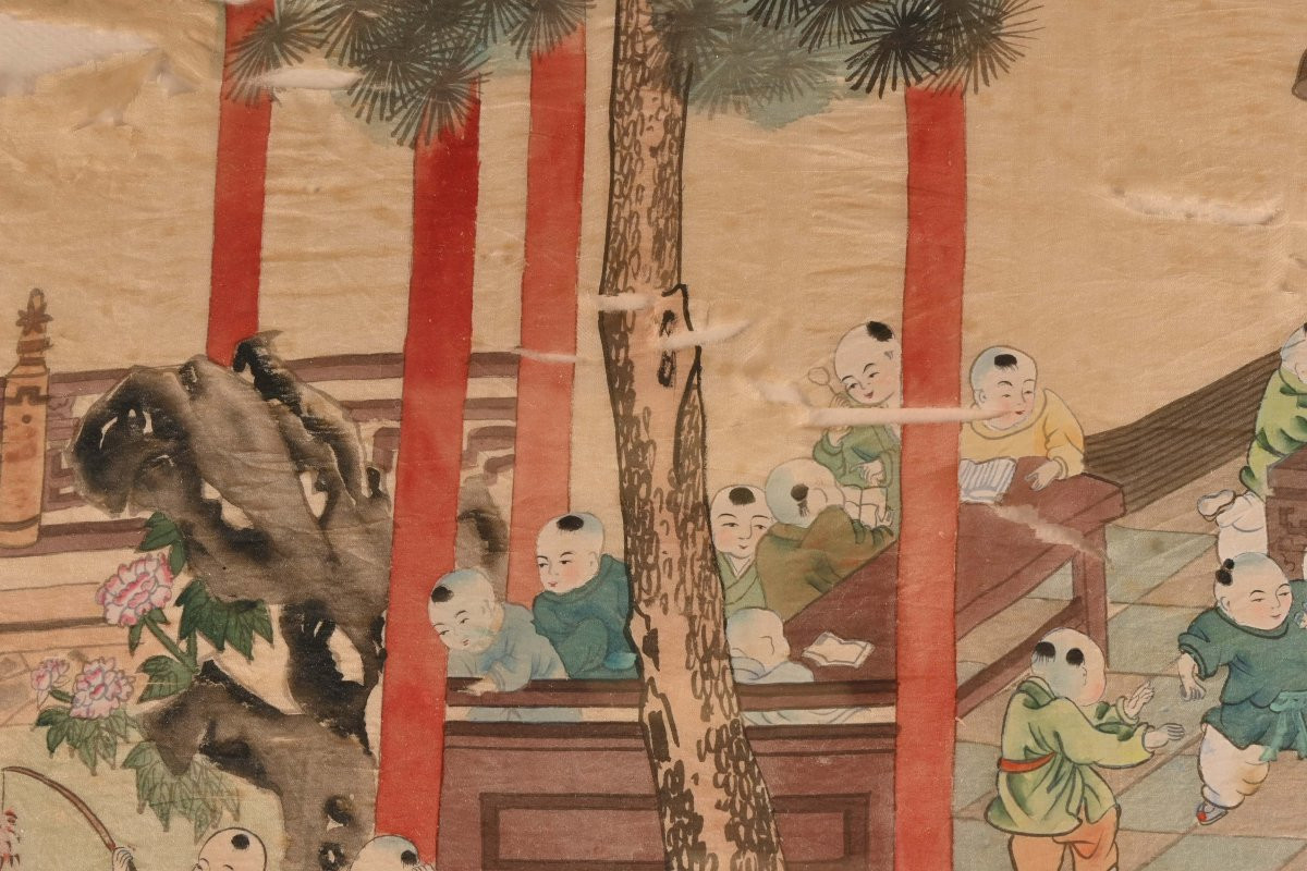 China. Painting On Silk.-photo-3
