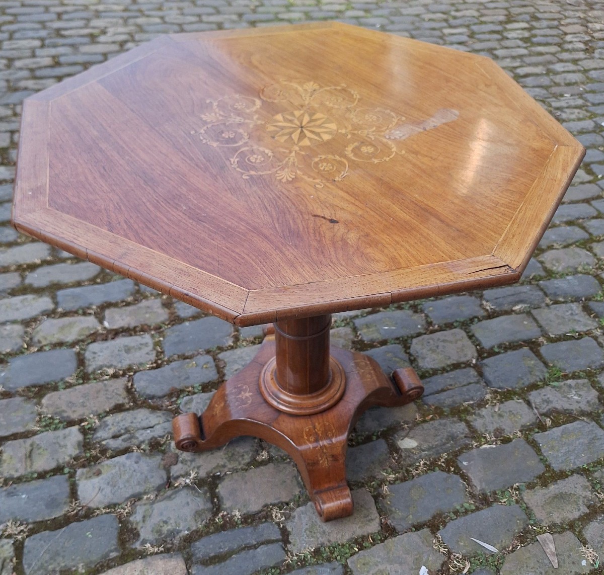 Charles X Small Pedestal Table