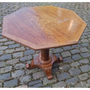 Charles X Small Pedestal Table