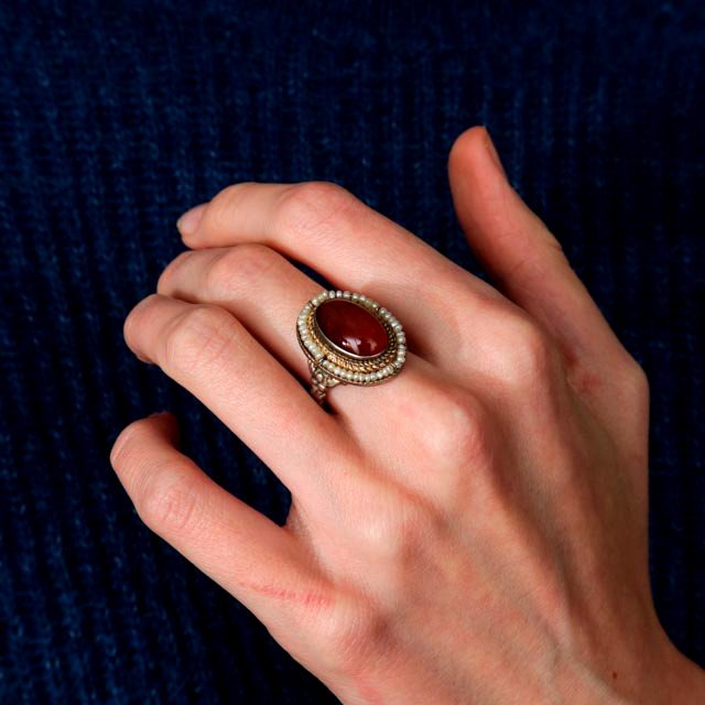 Antique clearance carnelian rings