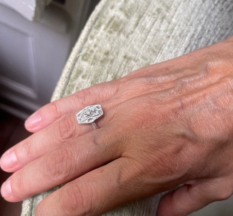 Art Deco Diamonds Ring-photo-3