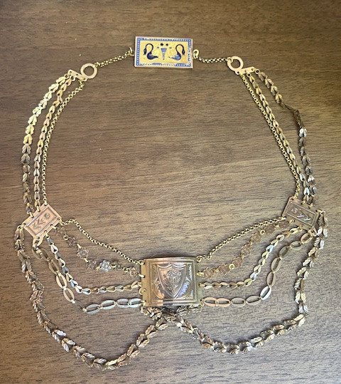 Necklace Called Slavery, French Work From The Beginning Of The 19th Century-photo-2
