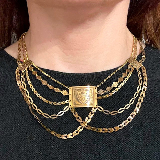 Necklace Called Slavery, French Work From The Beginning Of The 19th Century
