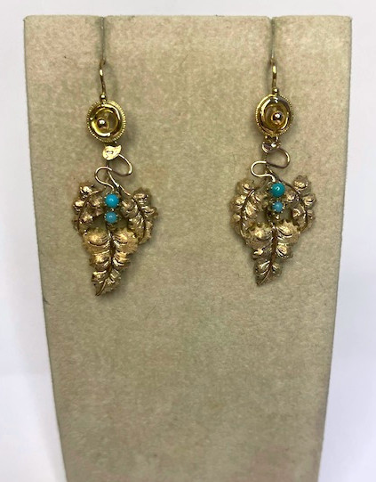 Grape Cluster Earrings, Late 19th Century-photo-3