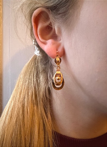 Pair Of Earrings, Napoleon III-photo-2