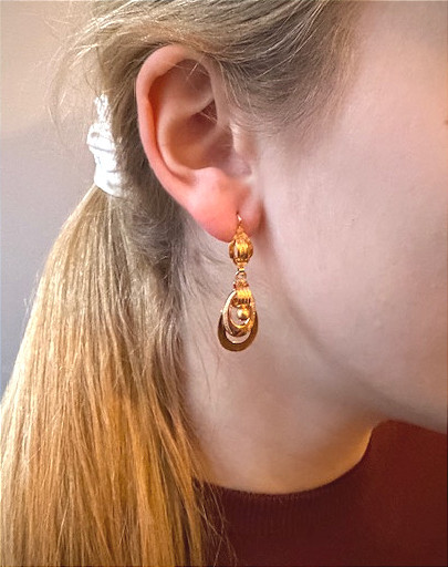 Pair Of Earrings, Napoleon III-photo-1
