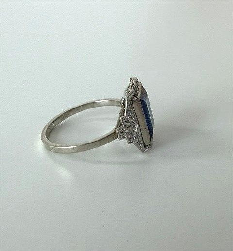 Art Deco-era Ring, Made In France-photo-1