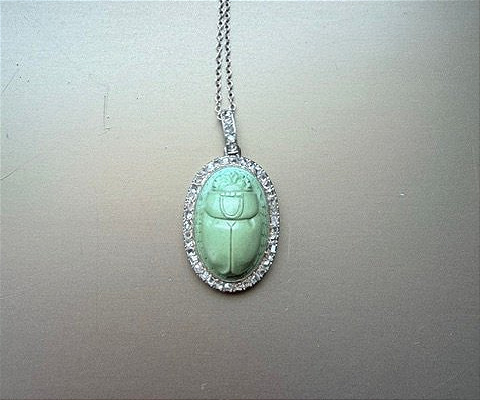 Scarab Pendant, Art Deco Period