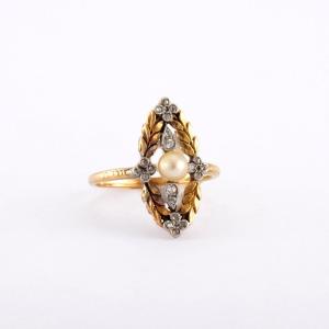 Bague Marquise, époque 1900