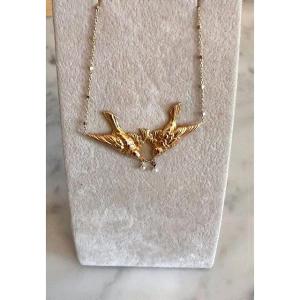 Collier aux oiseaux, travail Français