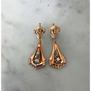 Pair Of Earrings From The 1940s
