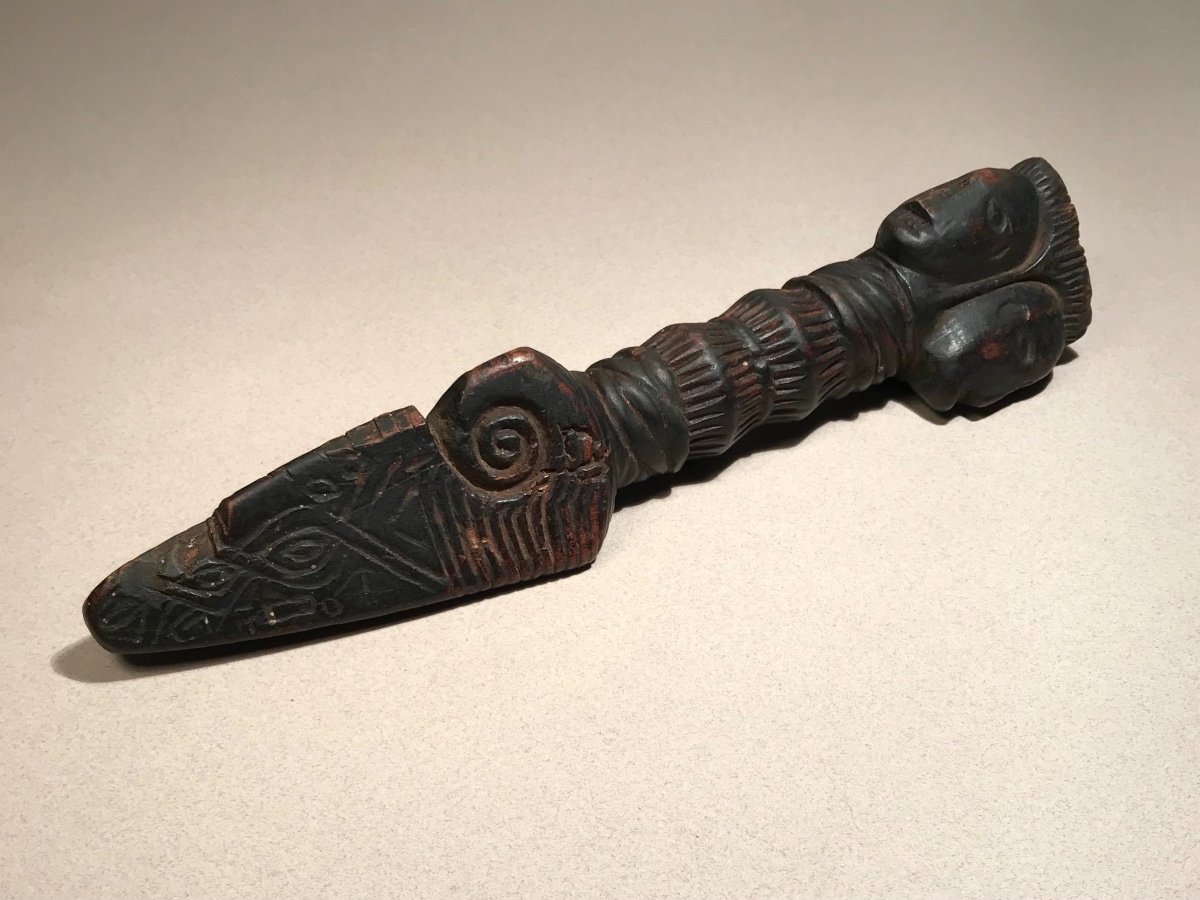 Early Arts Asian Art Phurbu Shaman Ritual Dagger Nepal Tribal Art 19th Century Tibet-photo-4