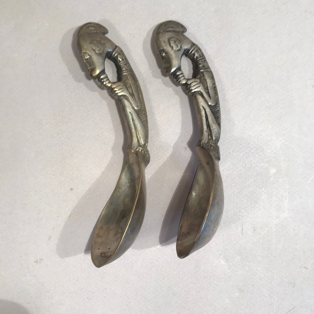  Ifugao Ritual Spoons Bulul Figures Bontok People Asia Philippines Primitive Art Late 19th-photo-3