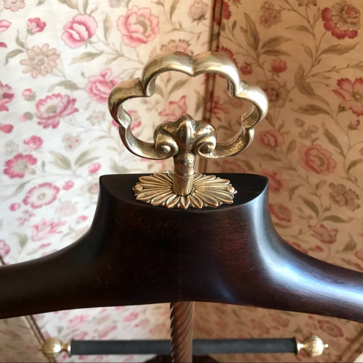 Maison Jansen Decoration Valet De Nuit Neo-classical Bronze Wood Brass Design 20th Century  -photo-8