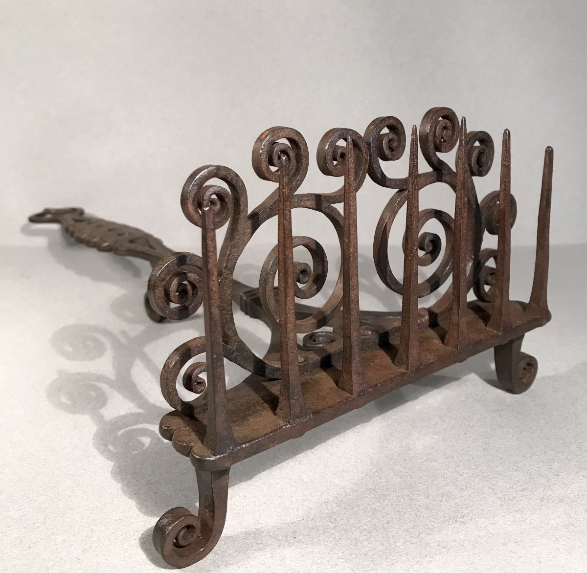 High-era Toaster Wrought Iron/wrought Iron Late 19th Century France Circa 1860/1880