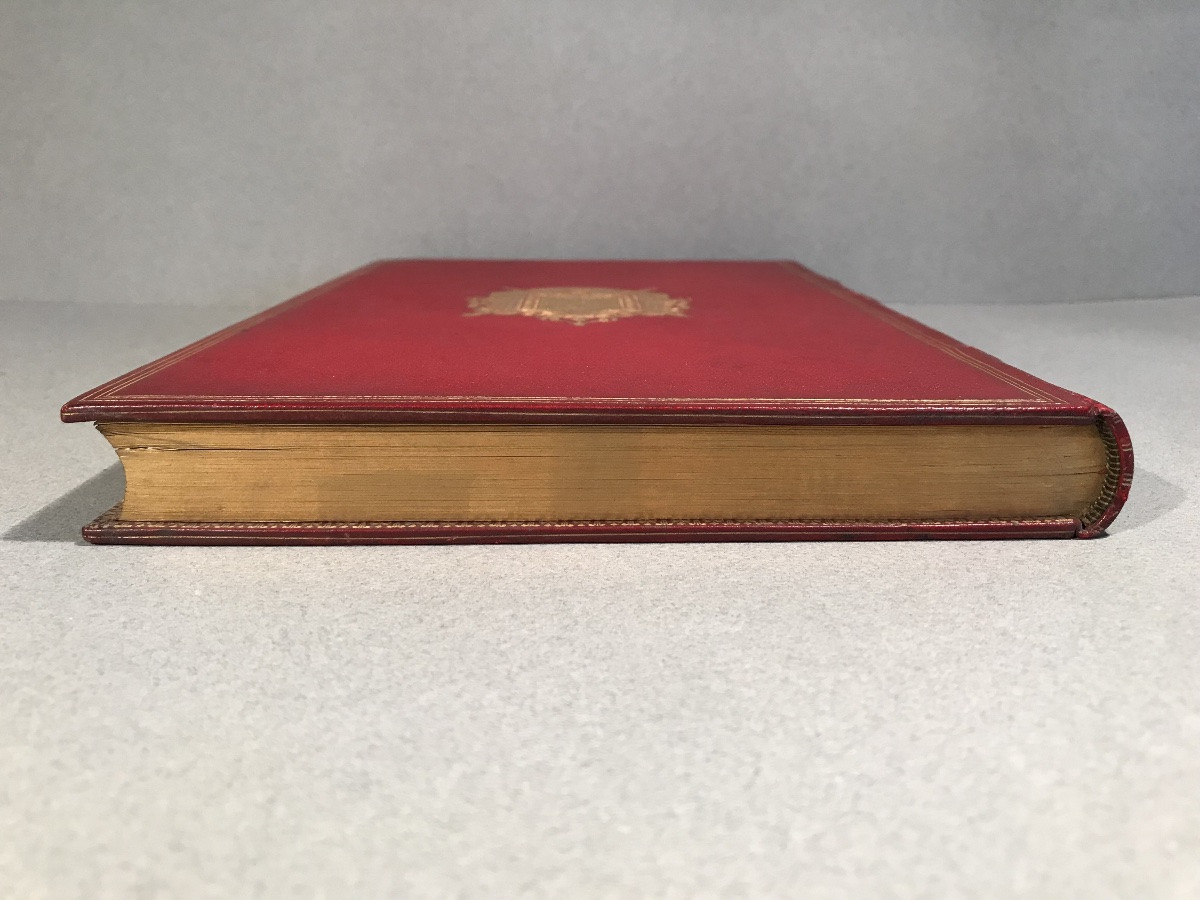 Napoleon III Book With The Great Arms Of The Emperor Personal Copy With Eas To His Highness-photo-3
