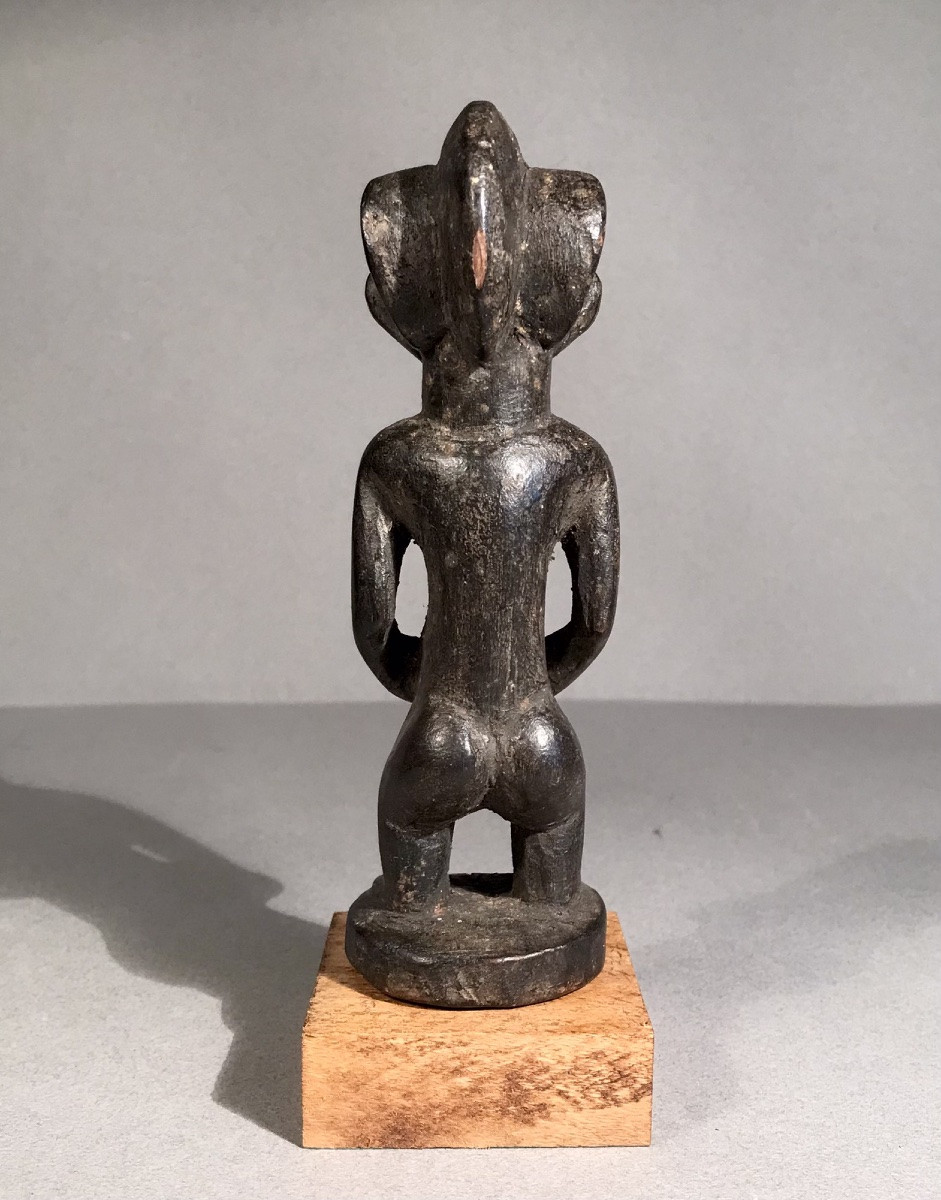 African Art Luba Ethnicity Drc/zaire Female Statuette Fertility Central Africa 20th Century-photo-2
