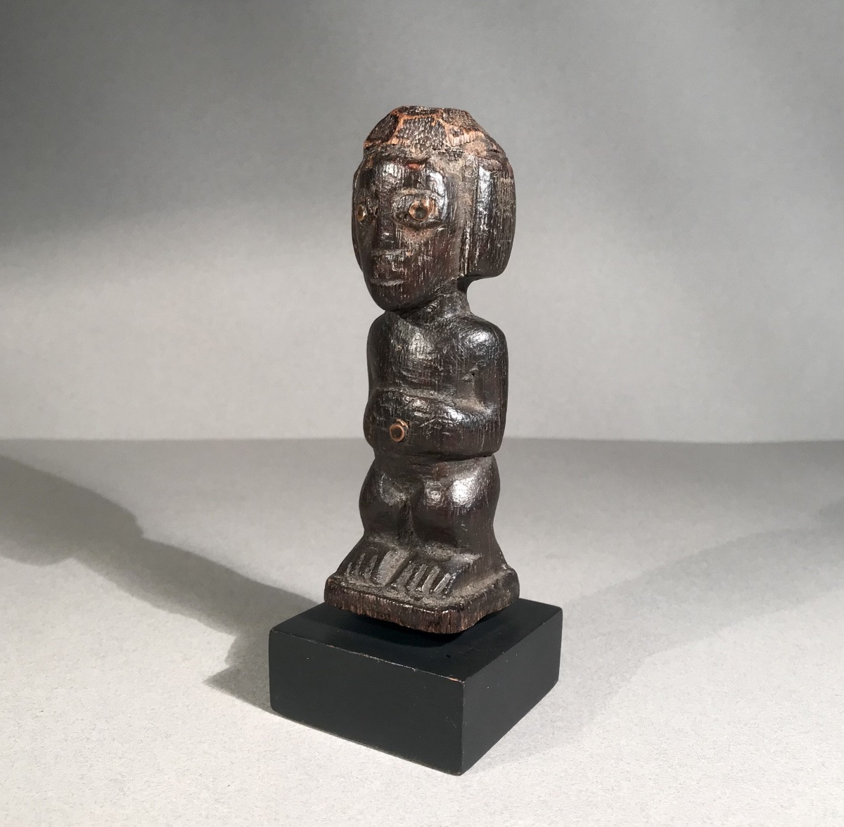 Art Africain RDCongo/Zaïre Art Tribal Arts Premiers Statuette Votive Ethnie Luba XXème siècle -photo-4