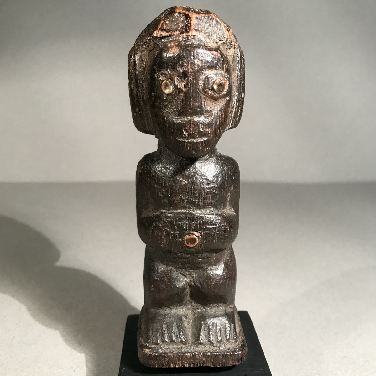 Art Africain RDCongo/Zaïre Art Tribal Arts Premiers Statuette Votive Ethnie Luba XXème siècle -photo-1