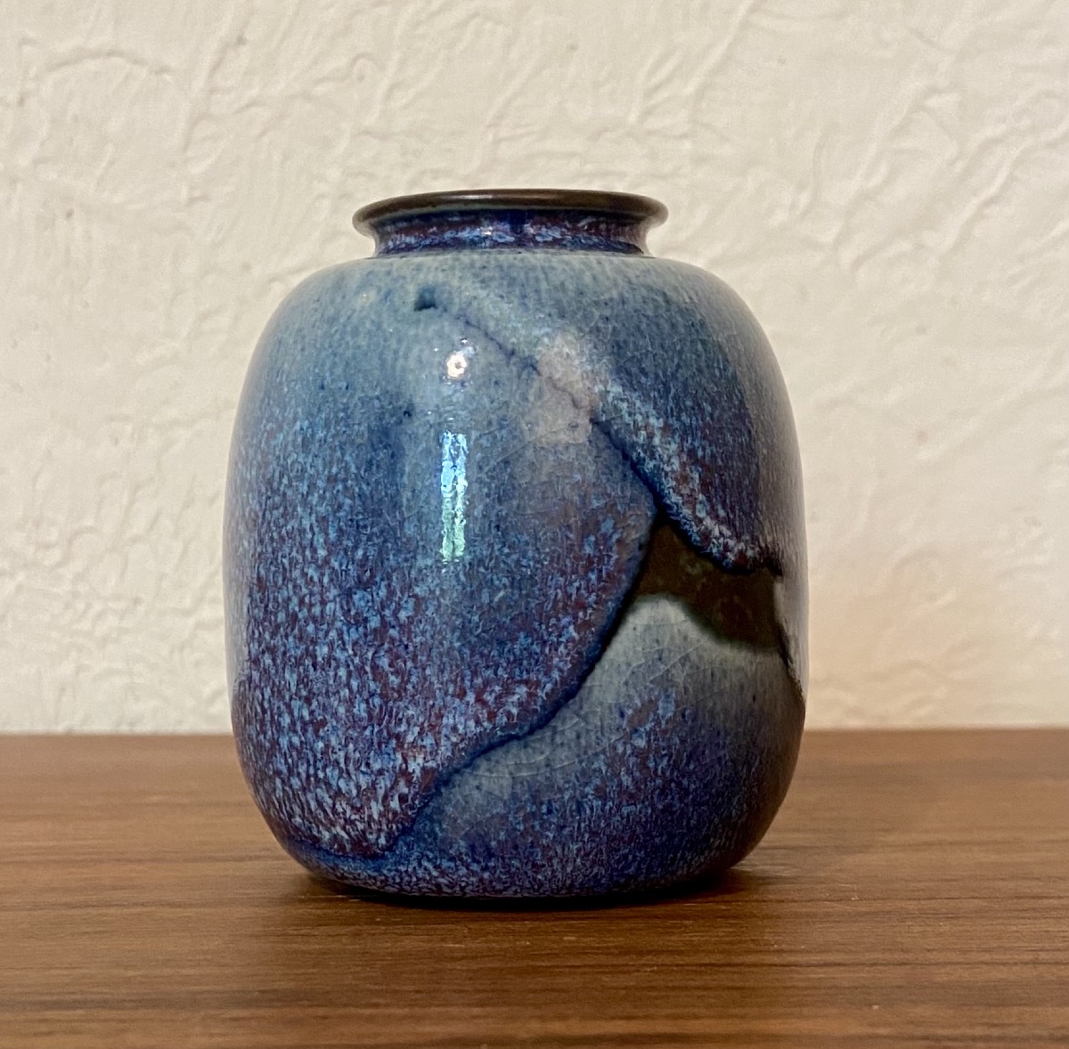 Modern Art Sculpture: Glazed Ceramic Vase By Daniel De Montmollin, Taizé, 20th Century -photo-4