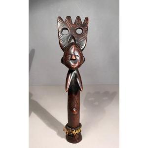 Arts Premiers Burkina Faso Charme De Fécondité/poupée Biga Mossi Bois Sculpté XIXème/xxème 