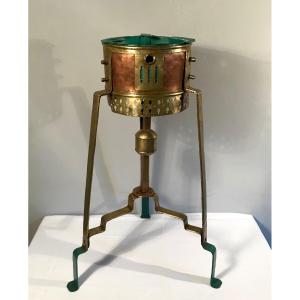 Orientalism Islamic Art Brazier Majmar Nineteenth Copper Brass Metal Berber North Africa