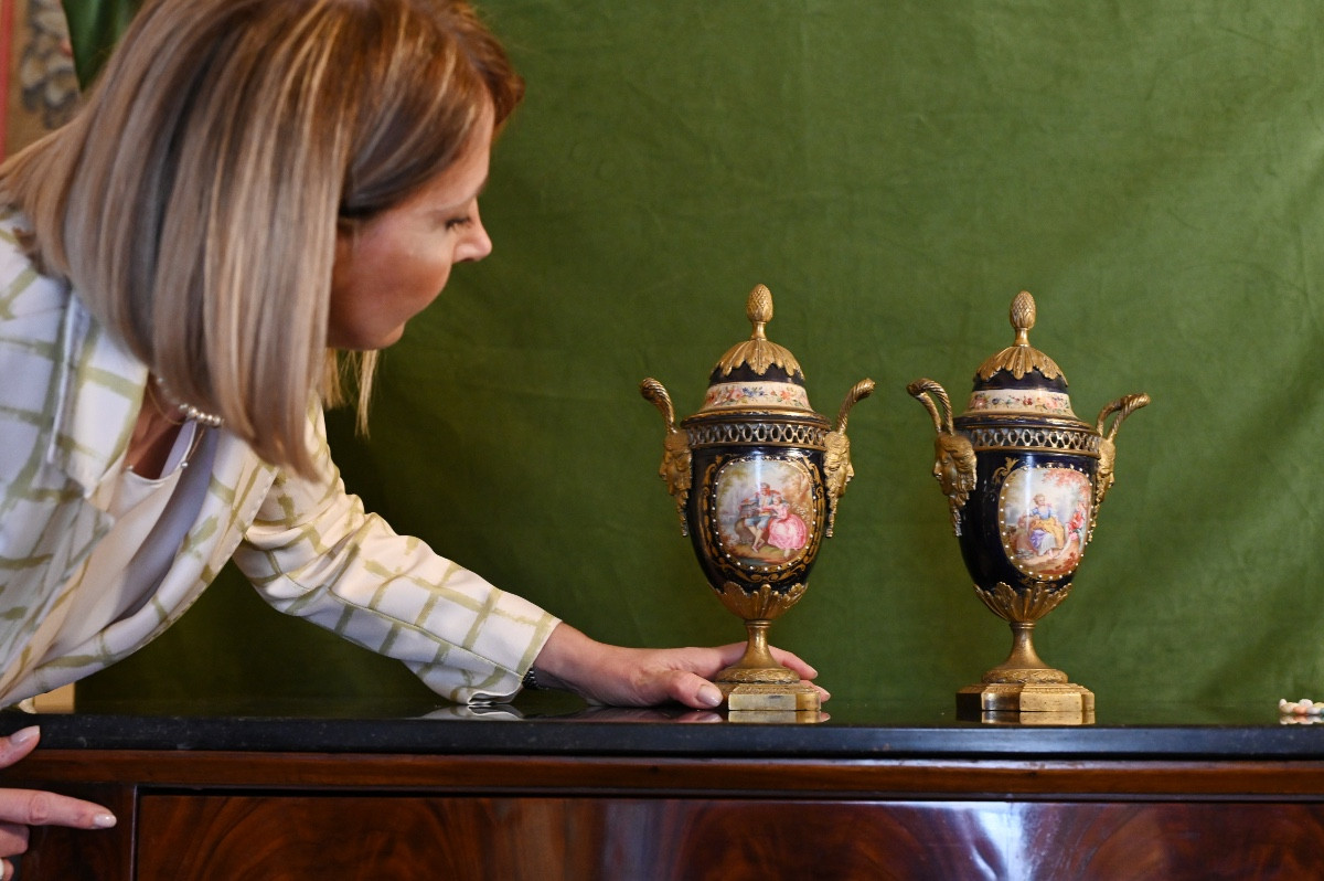 Pair Of Sevres Vases - France, 19th Century XIX.-photo-4