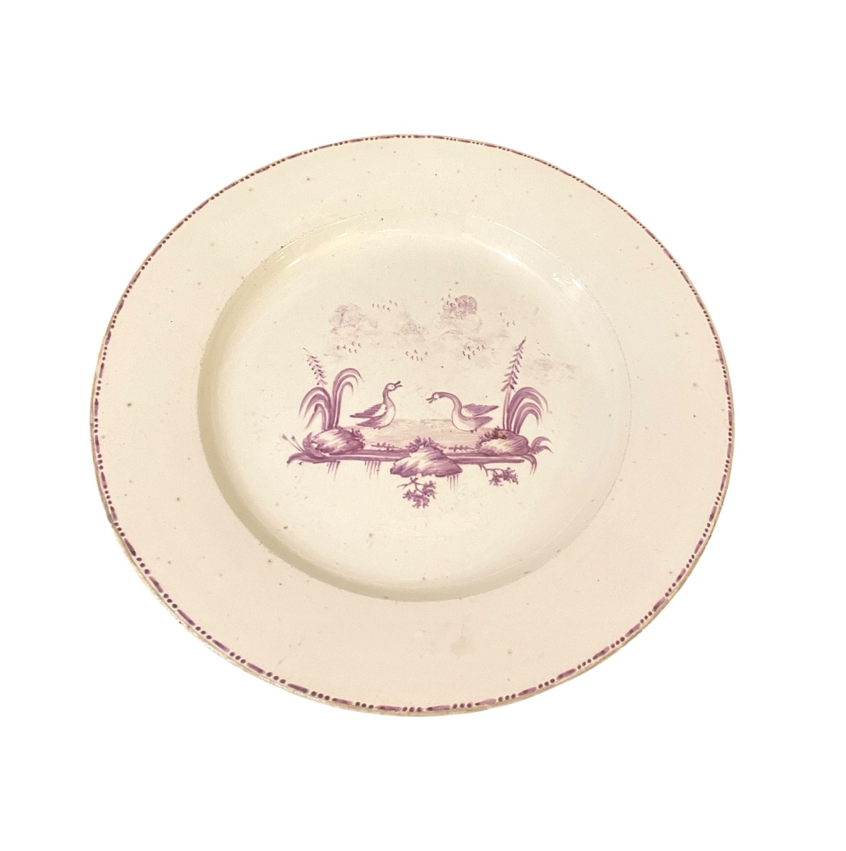 Pair Of Large Dishes. Ferdinandea Manufactory, Sec. 18th-photo-2