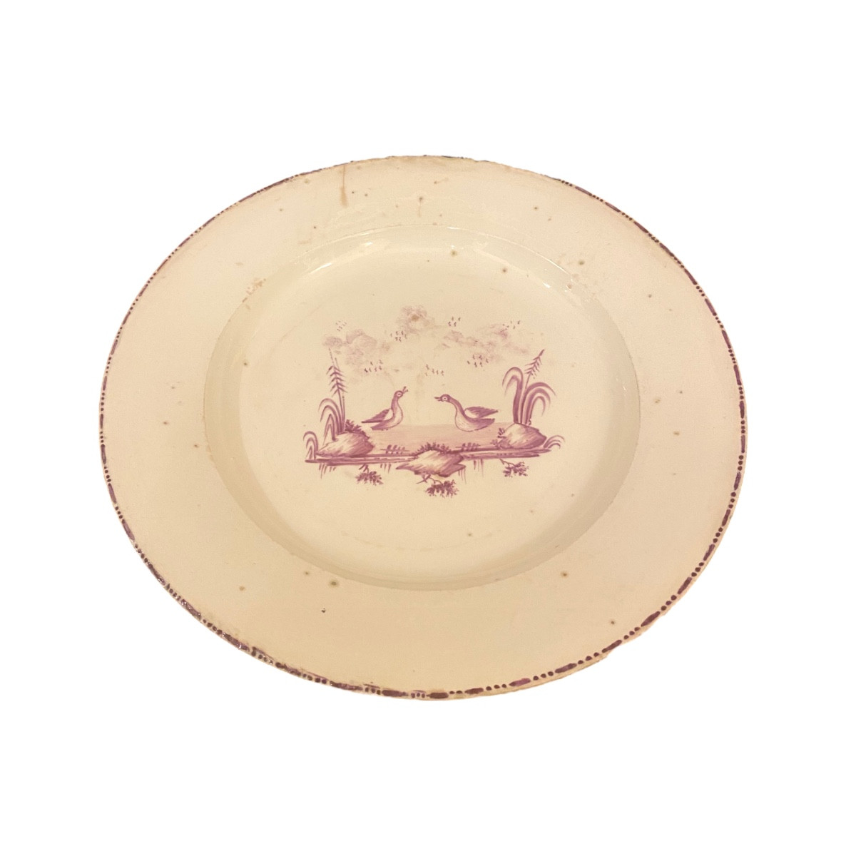 Pair Of Large Dishes. Ferdinandea Manufactory, Sec. 18th-photo-1