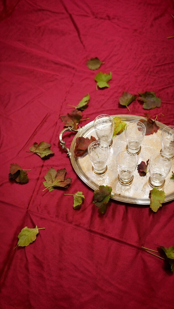 Plateau ovale en métal argenté. Angleterre, XXe siècle-photo-4